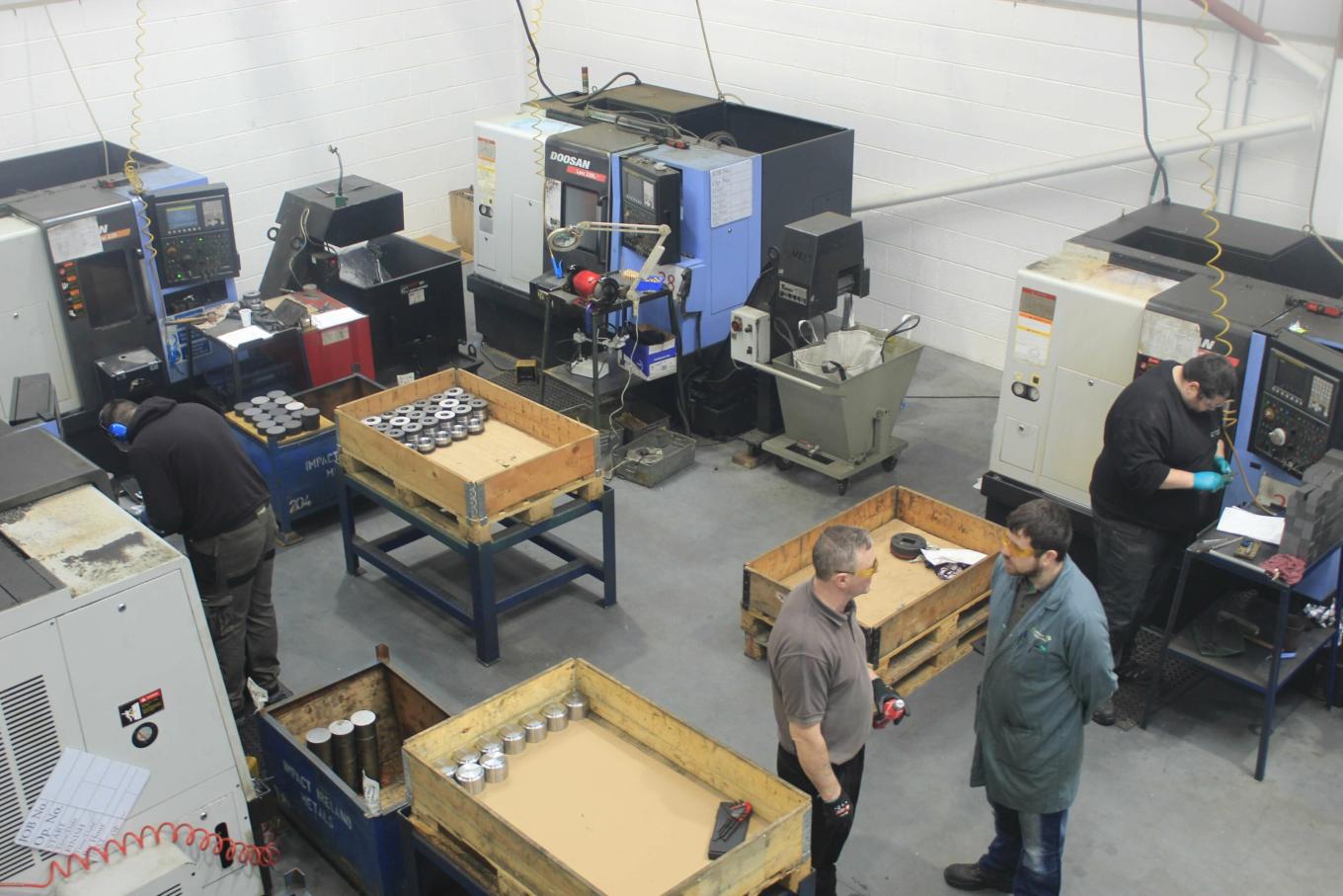CM Precision Components Ltd workshop