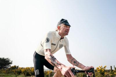 man cycling