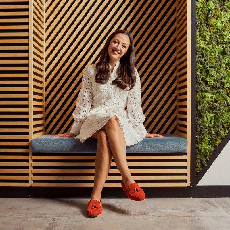 Portrait of Jennifer Bailey, CEO - Calla Shoes,