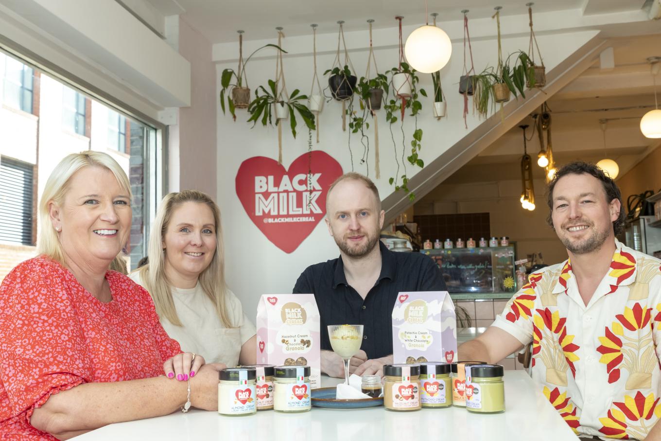 Portrait of the team from Black Milk Cafe