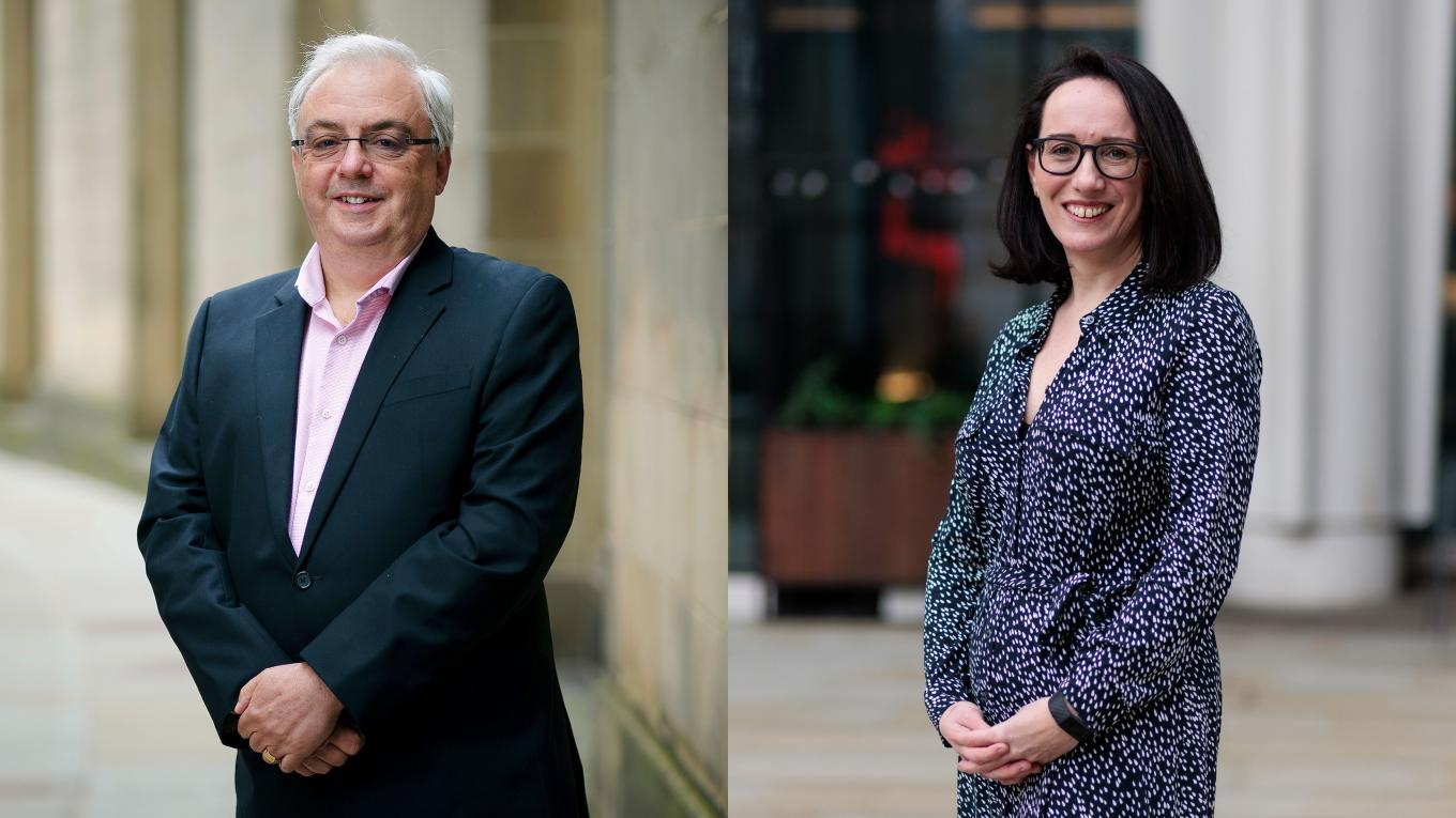 Barry Wilson and Caroline Turley from FW Capital