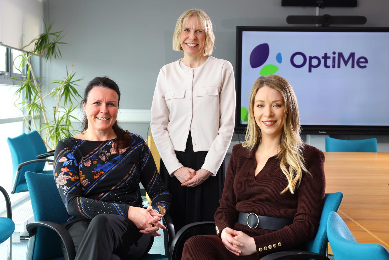 Portrait of the team from OptiMe