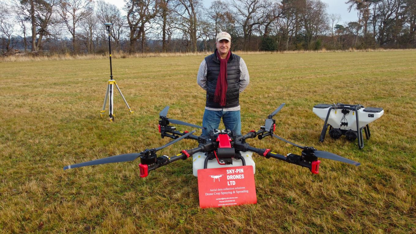 Image of James the founder of sky pin drones