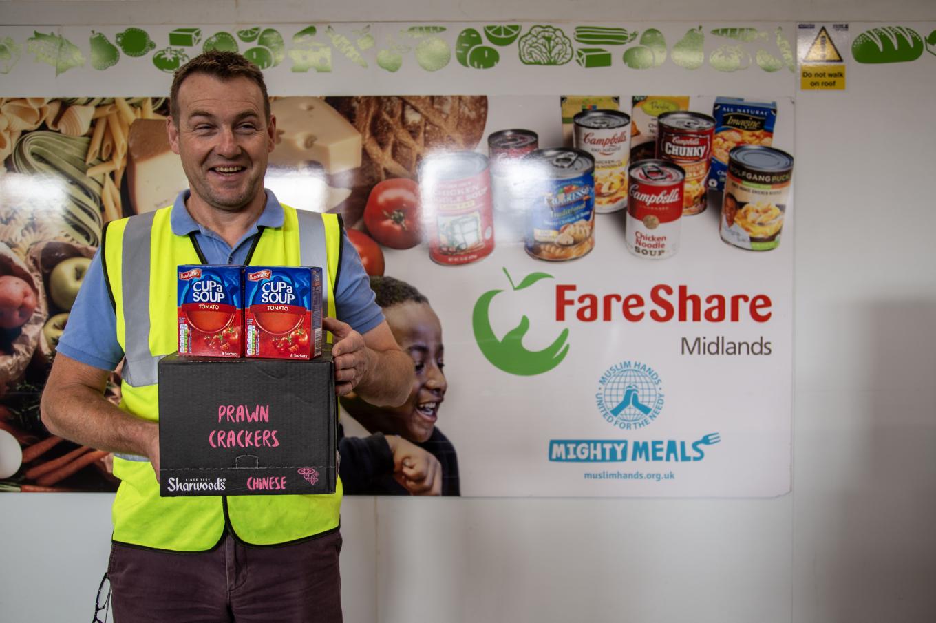 image of Shay at Fare Share Midlands