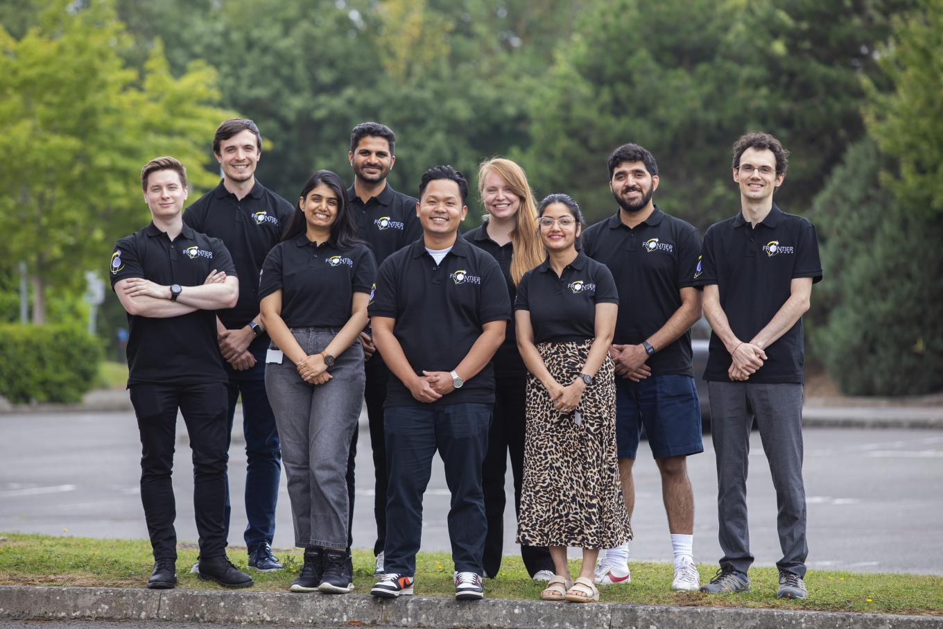 Image of team at Space Frontier
