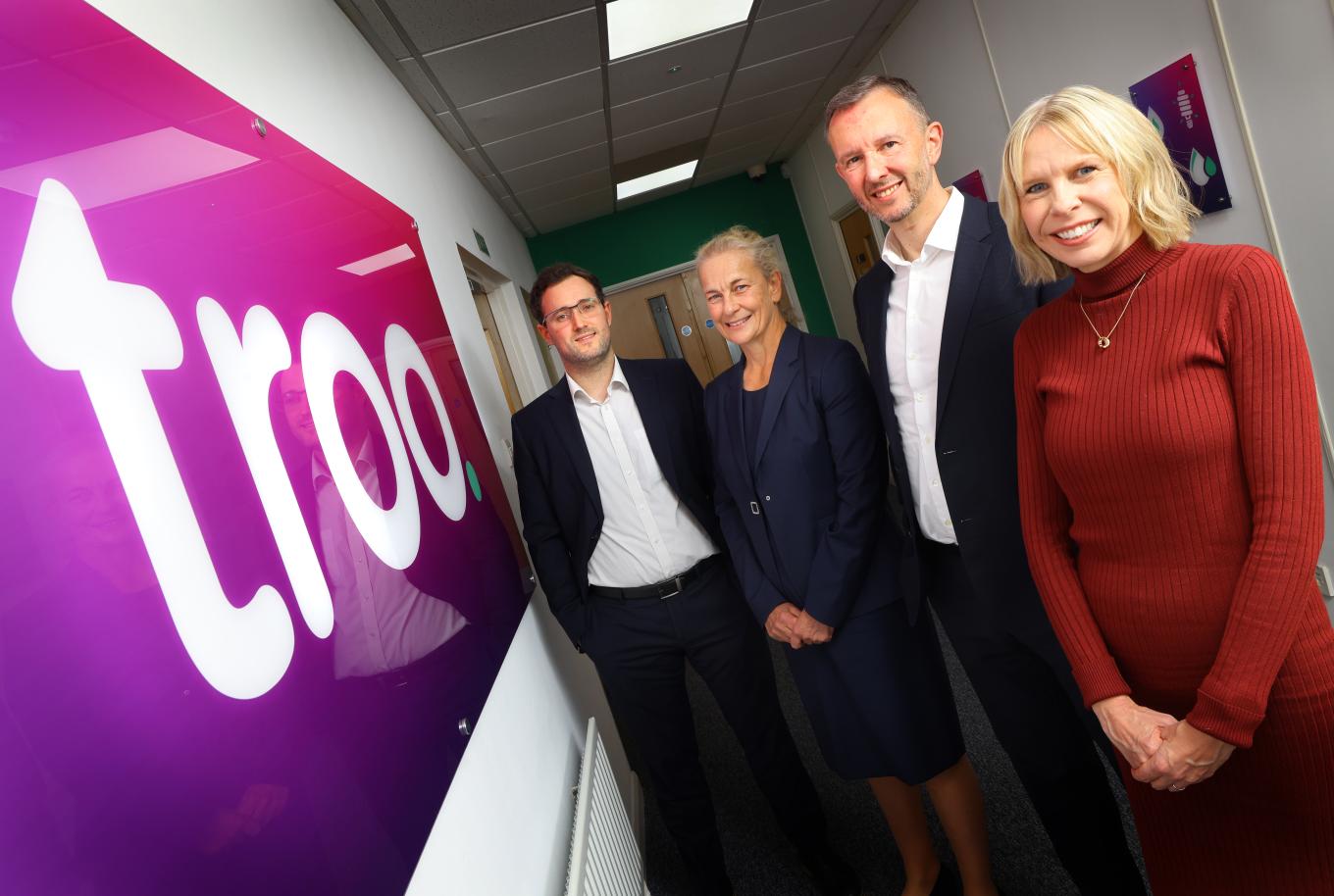A portrait of the team from business energy consultants Troo