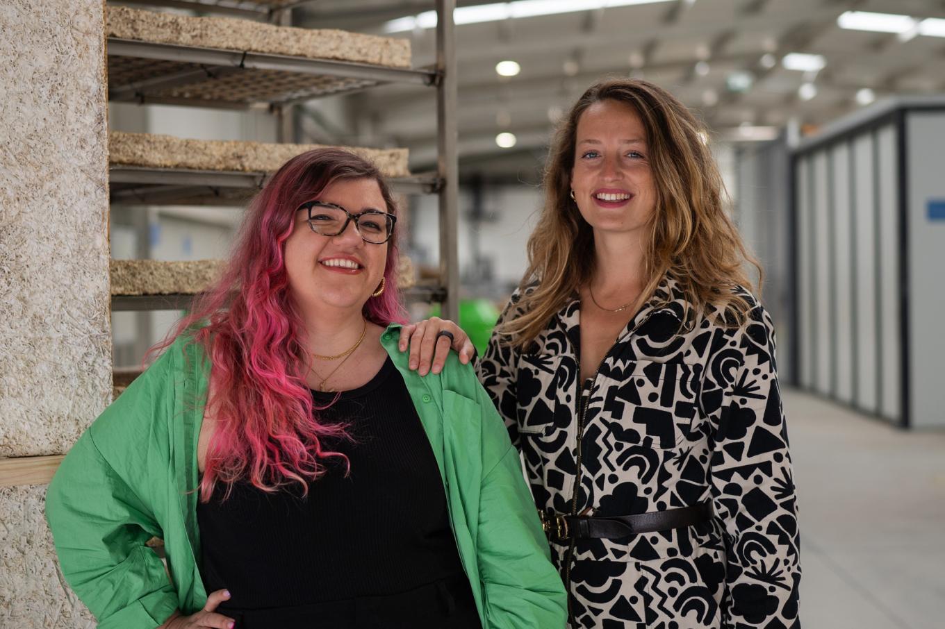 Image of two female founders of biotech company Mykor, Bristol